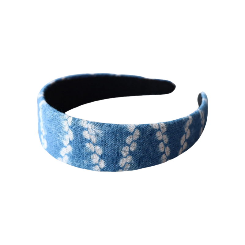 Handmade tie-dye lotus flower hairband