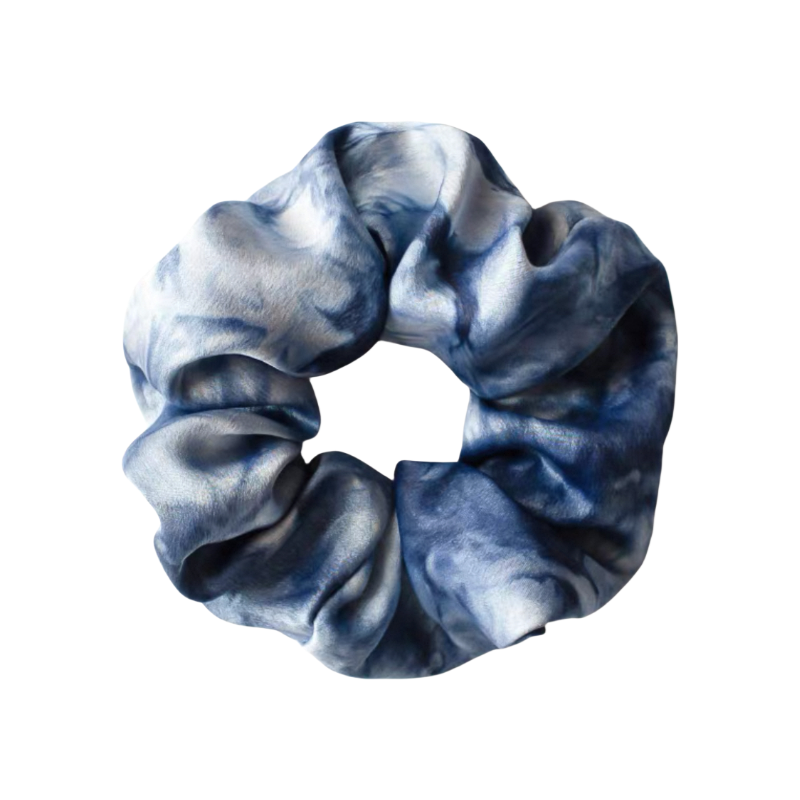 Handmade tie-dye silk hair bands