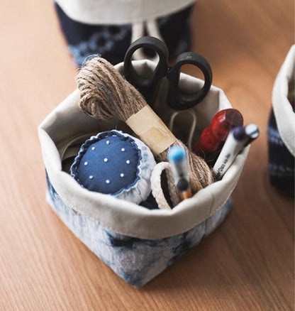 Desktop Fabric Handmade StorageBasket