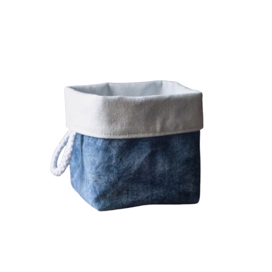 Handmade tie-dye desktop storage basket household supplies