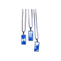 Handmade tie-dye short-style pendant with the pattern of blue sky and white clouds