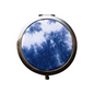 Handmade tie-dye cosmetic mirror with a small frame gift