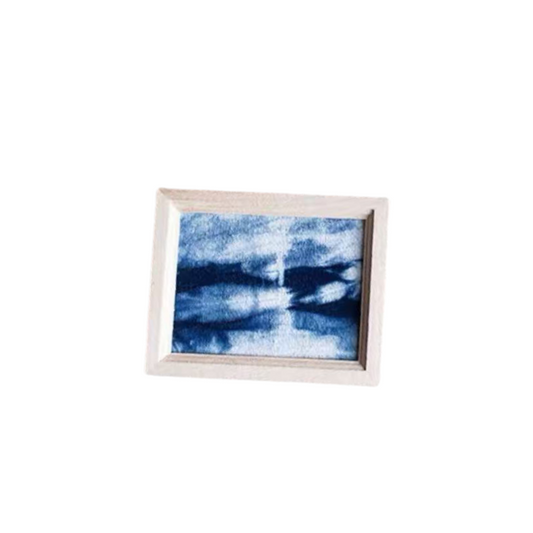 Handmade tie-dye ice-crack wooden refrigerator stickers