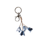 Handmade tie-dye bluebell-shaped keychain  gift
