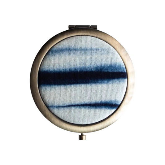 Handmade tie-dye wave-shaped cosmetic mirror gift